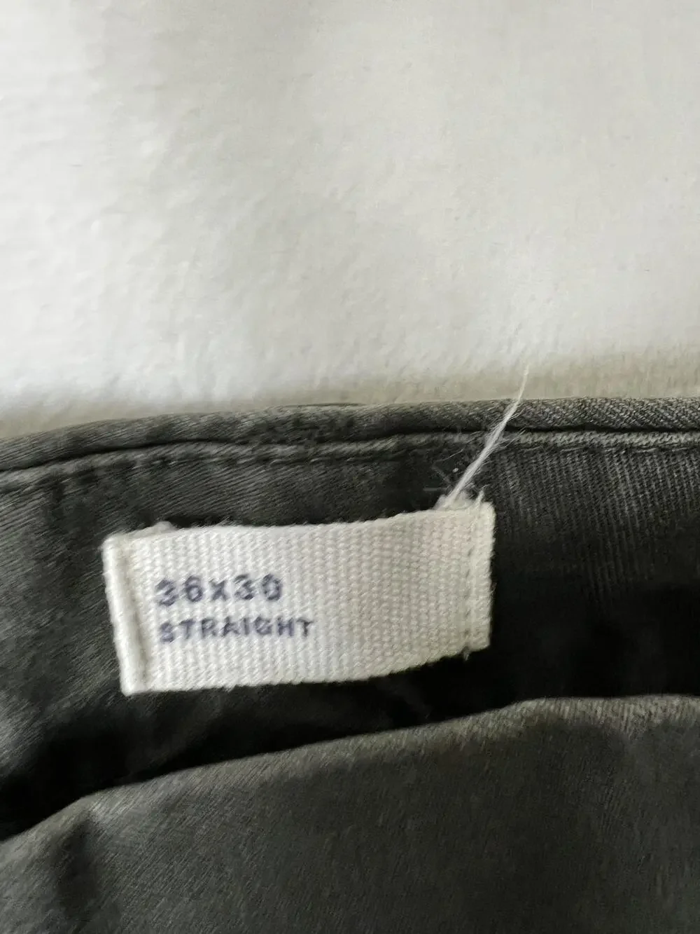 Gap Chino Pants Mens 36x30 Green Straight Fit Cotton Twill GAP For Good Casual